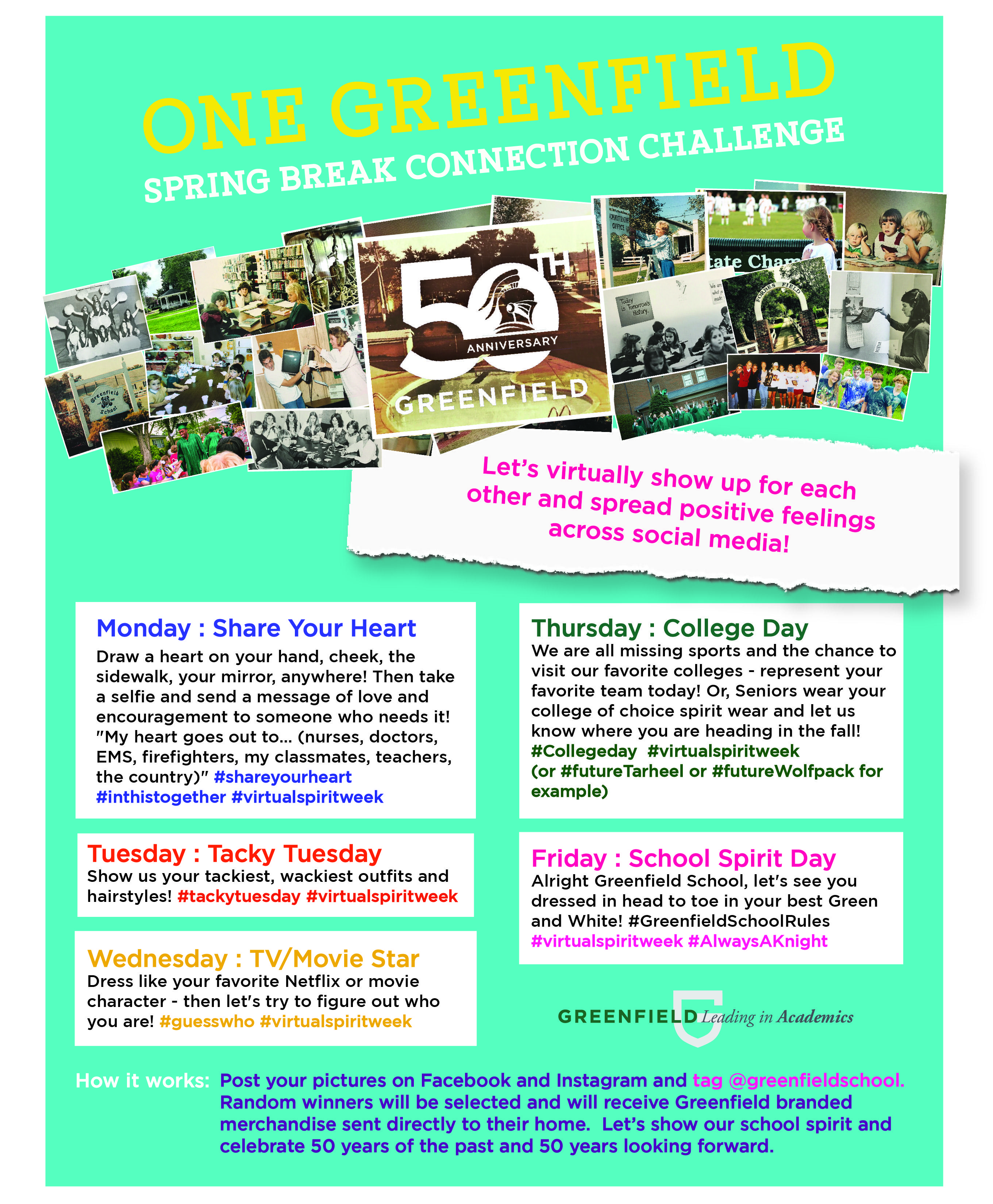 Virtual Spring Break Spirit Week